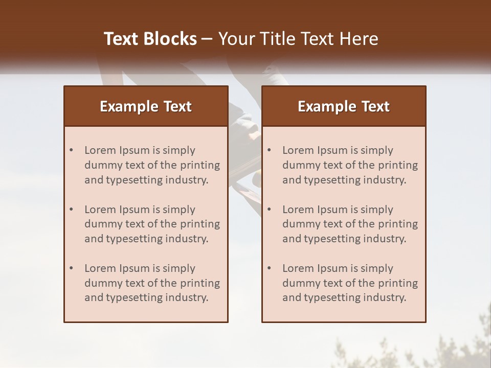 A Person Jumping A Skate Board In The Air PowerPoint Template