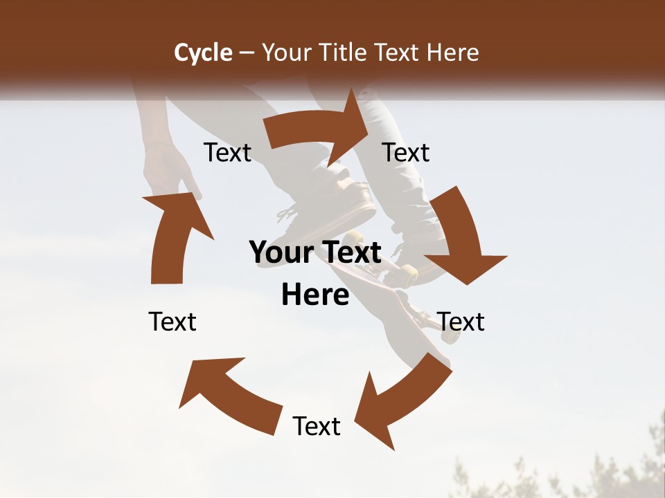 A Person Jumping A Skate Board In The Air PowerPoint Template