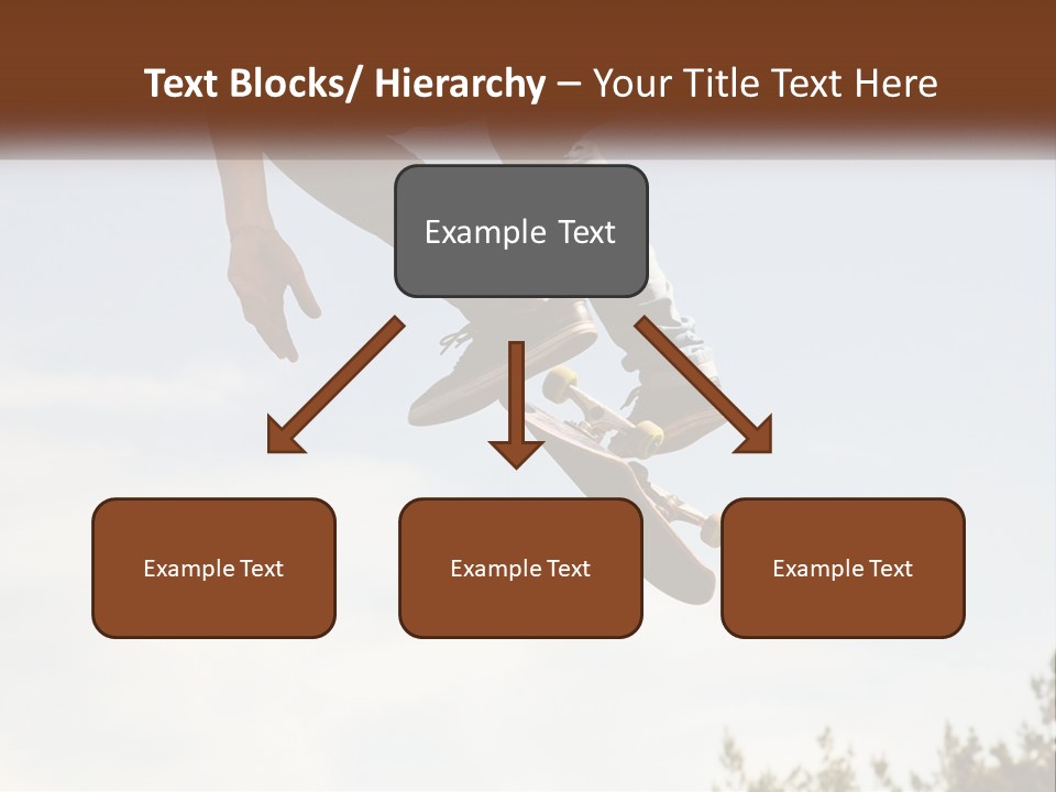 A Person Jumping A Skate Board In The Air PowerPoint Template