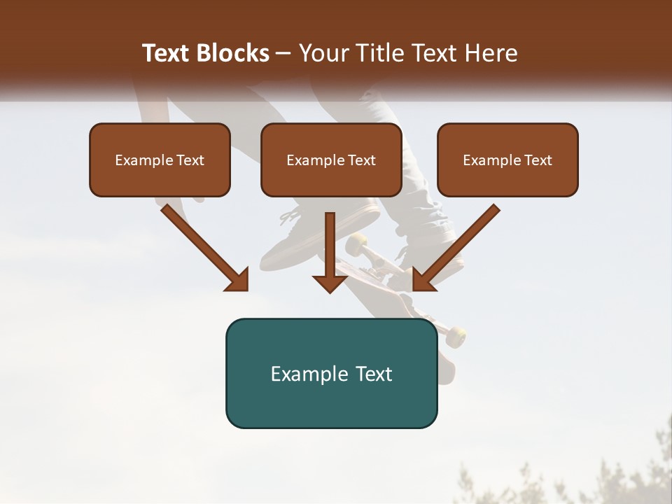 A Person Jumping A Skate Board In The Air PowerPoint Template
