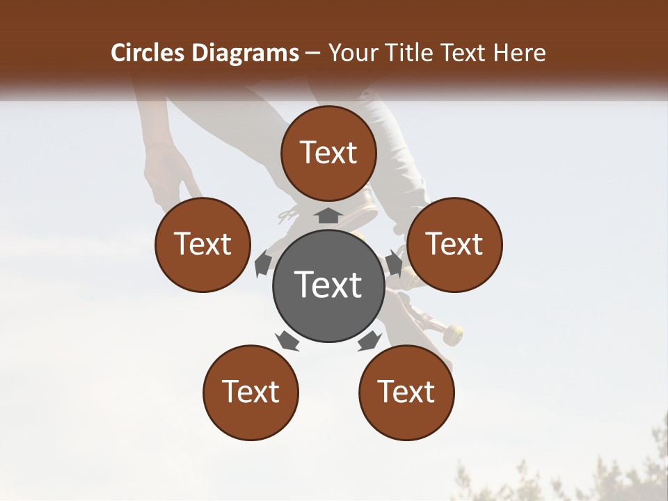 A Person Jumping A Skate Board In The Air PowerPoint Template