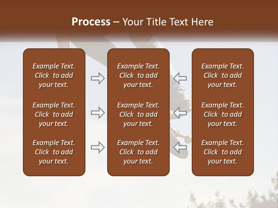 A Person Jumping A Skate Board In The Air PowerPoint Template