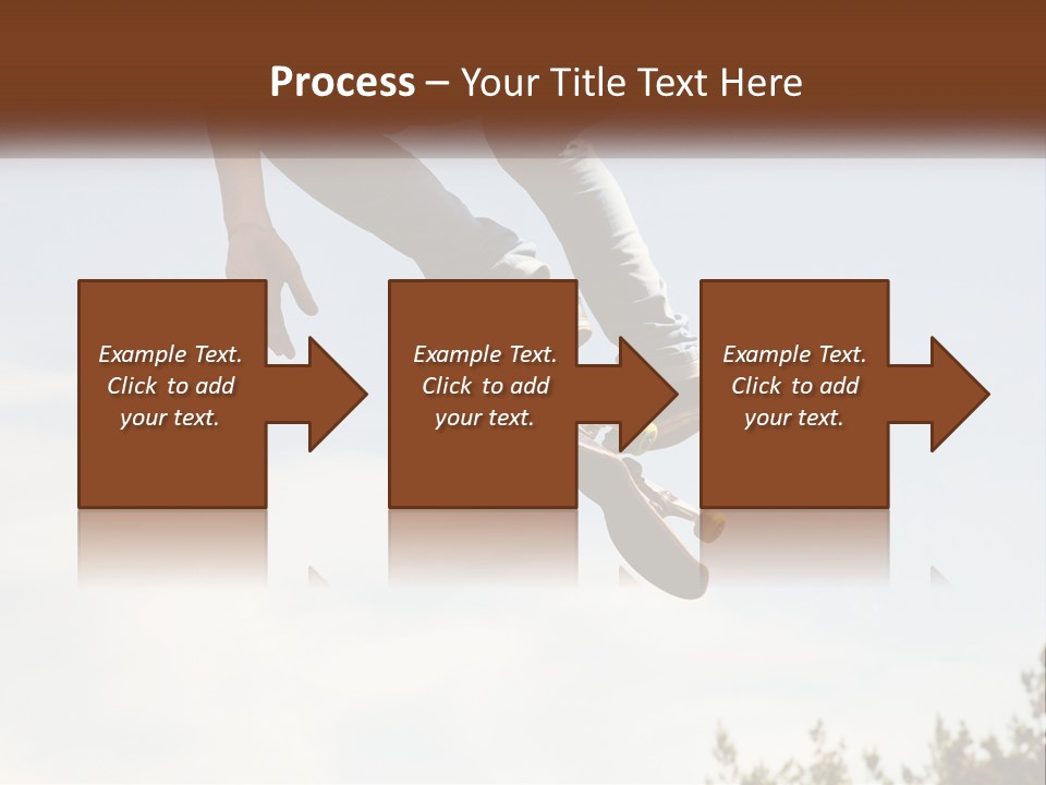 A Person Jumping A Skate Board In The Air PowerPoint Template