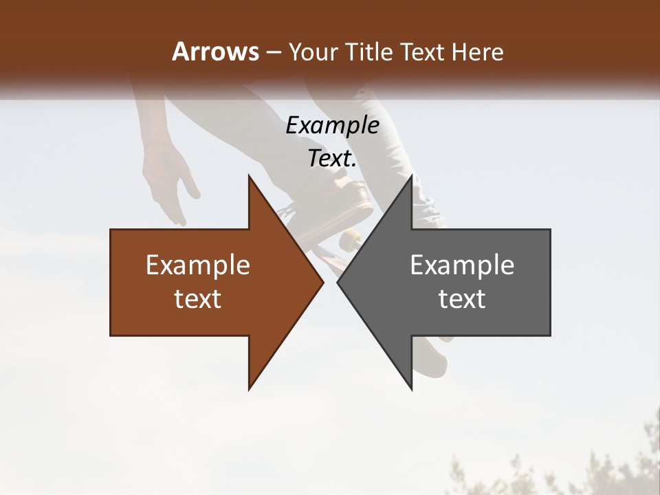 A Person Jumping A Skate Board In The Air PowerPoint Template
