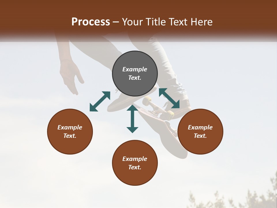 A Person Jumping A Skate Board In The Air PowerPoint Template