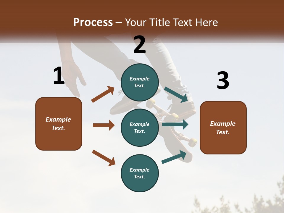 A Person Jumping A Skate Board In The Air PowerPoint Template