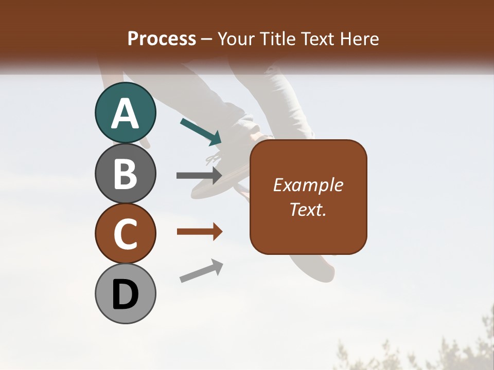 A Person Jumping A Skate Board In The Air PowerPoint Template