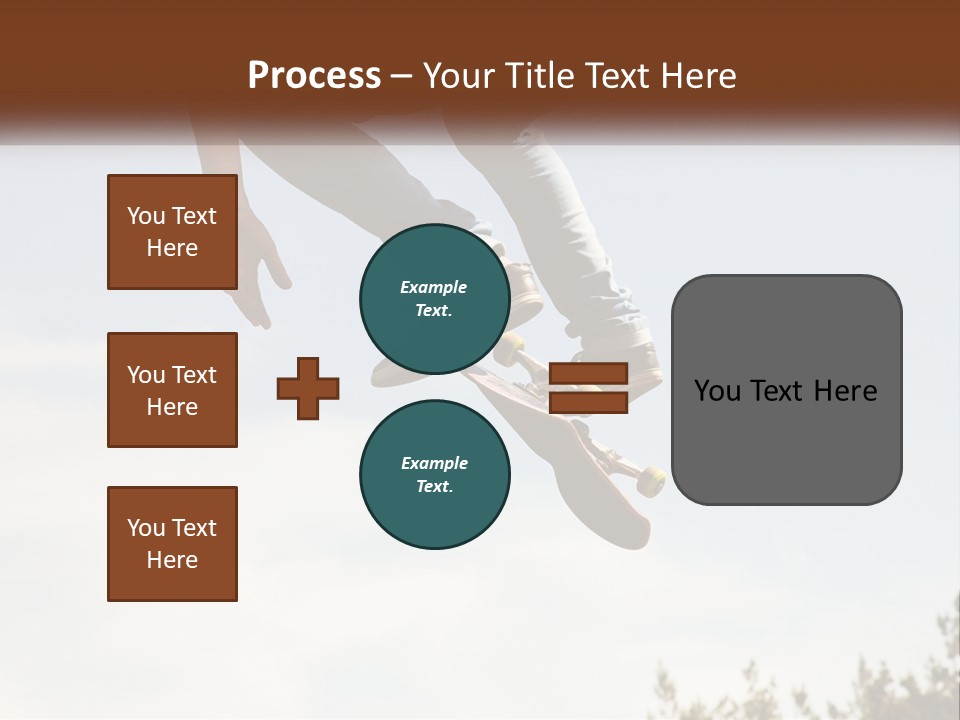 A Person Jumping A Skate Board In The Air PowerPoint Template