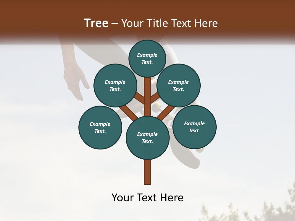 A Person Jumping A Skate Board In The Air PowerPoint Template