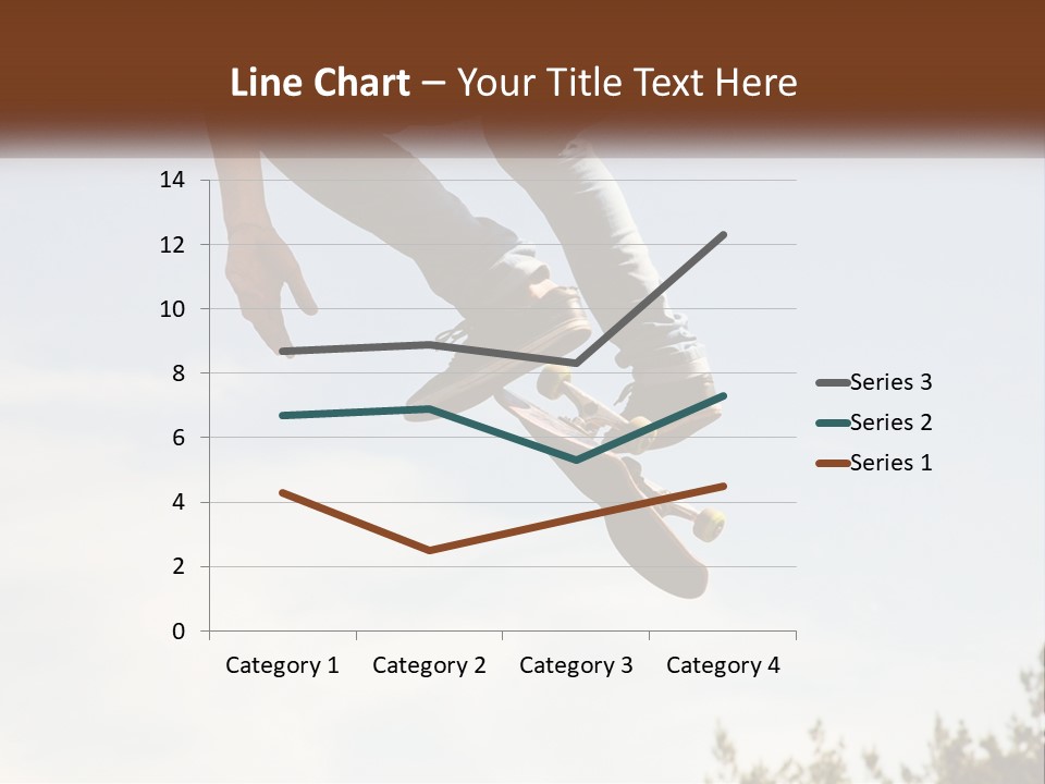 A Person Jumping A Skate Board In The Air PowerPoint Template