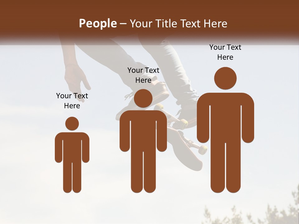 A Person Jumping A Skate Board In The Air PowerPoint Template