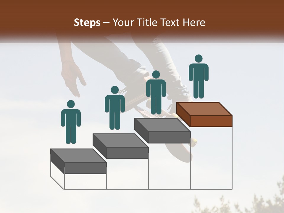 A Person Jumping A Skate Board In The Air PowerPoint Template