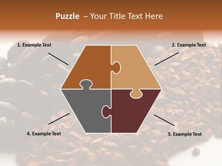 A Pile Of Coffee Beans Next To A Pile Of Coffee Beans PowerPoint Template