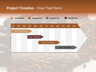 A Pile Of Coffee Beans Next To A Pile Of Coffee Beans PowerPoint Template