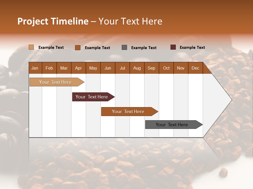 A Pile Of Coffee Beans Next To A Pile Of Coffee Beans PowerPoint Template