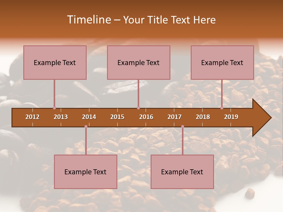 A Pile Of Coffee Beans Next To A Pile Of Coffee Beans PowerPoint Template