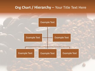 A Pile Of Coffee Beans Next To A Pile Of Coffee Beans PowerPoint Template