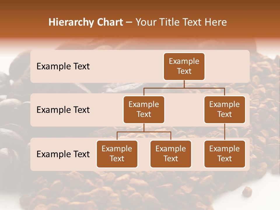 A Pile Of Coffee Beans Next To A Pile Of Coffee Beans PowerPoint Template