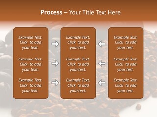A Pile Of Coffee Beans Next To A Pile Of Coffee Beans PowerPoint Template