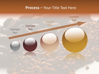 A Pile Of Coffee Beans Next To A Pile Of Coffee Beans PowerPoint Template