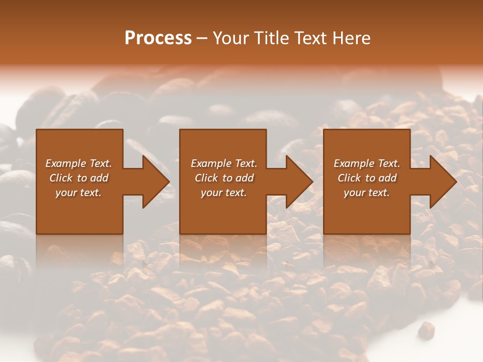 A Pile Of Coffee Beans Next To A Pile Of Coffee Beans PowerPoint Template