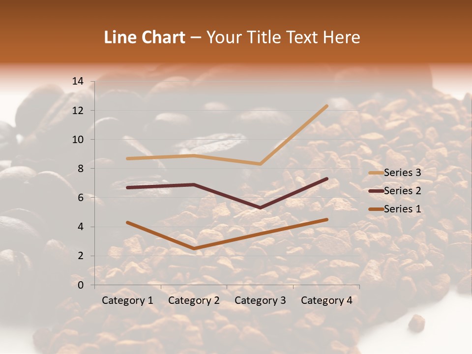 A Pile Of Coffee Beans Next To A Pile Of Coffee Beans PowerPoint Template