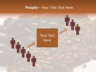 A Pile Of Coffee Beans Next To A Pile Of Coffee Beans PowerPoint Template