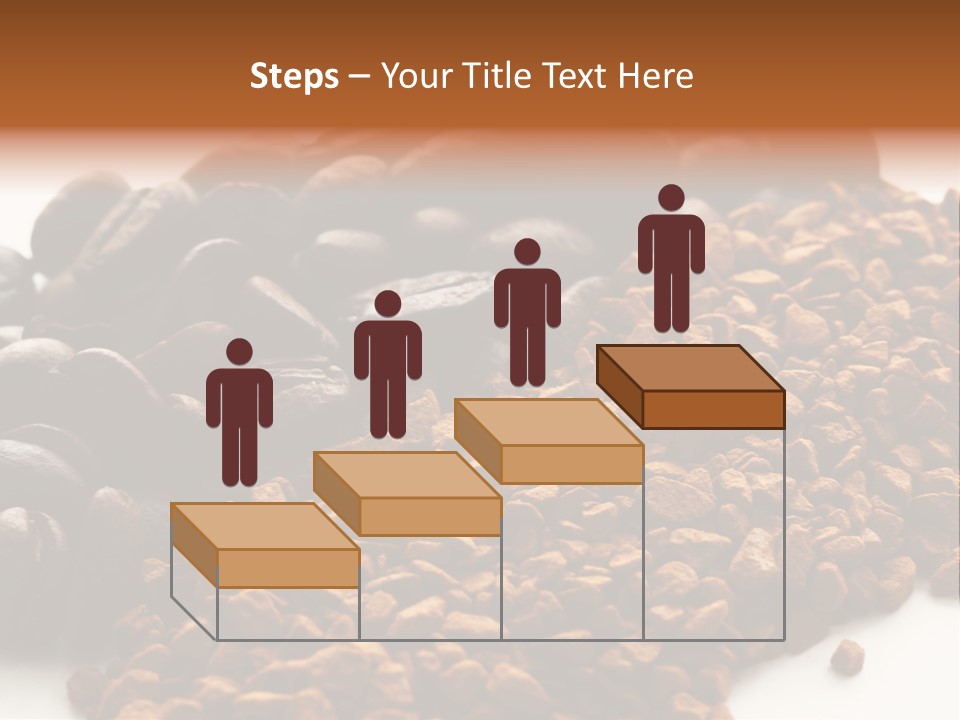 A Pile Of Coffee Beans Next To A Pile Of Coffee Beans PowerPoint Template