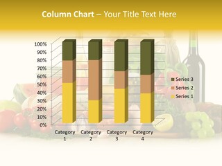 A Bunch Of Food And Drinks On A Table PowerPoint Template