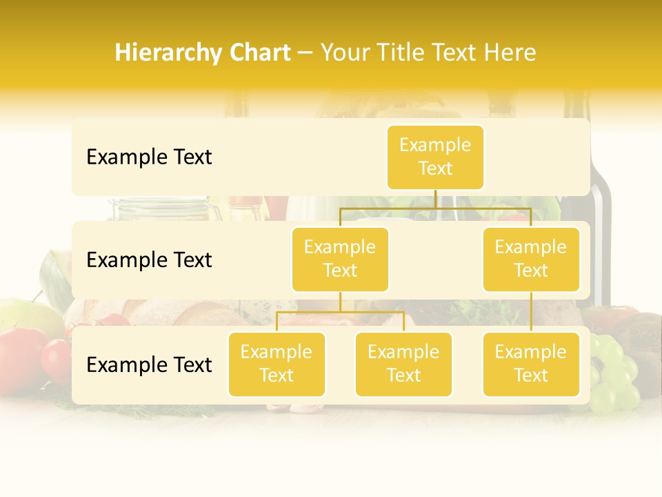 A Bunch Of Food And Drinks On A Table PowerPoint Template