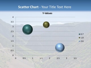 A Scenic View Of Mountains With A Road Going Through Them PowerPoint Template