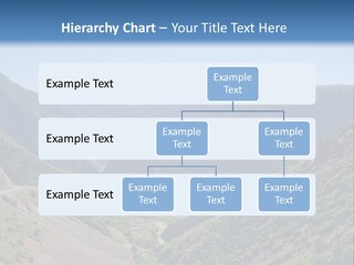 A Scenic View Of Mountains With A Road Going Through Them PowerPoint Template