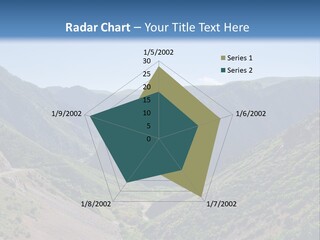 A Scenic View Of Mountains With A Road Going Through Them PowerPoint Template