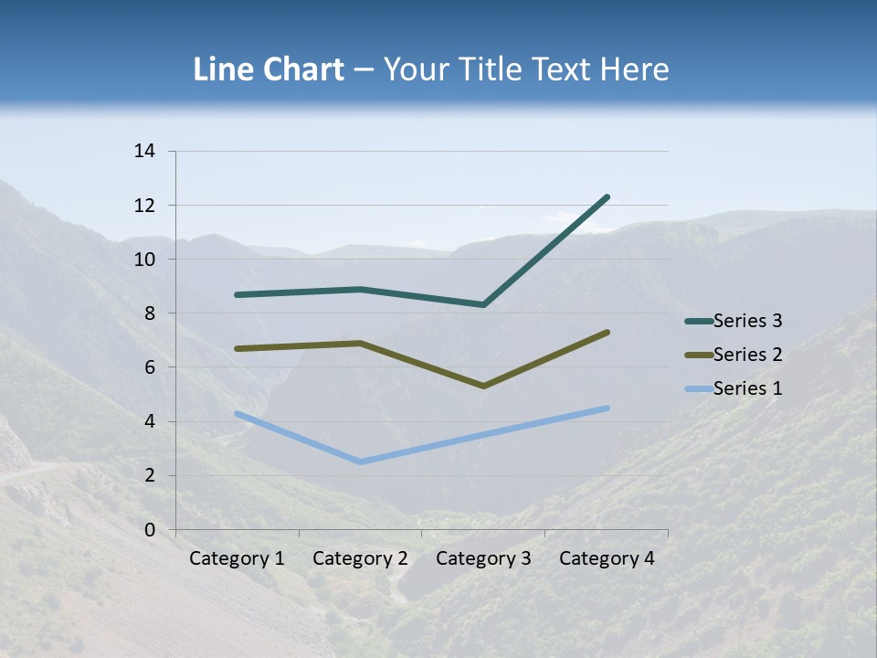 A Scenic View Of Mountains With A Road Going Through Them PowerPoint Template