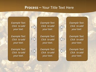 A Pile Of Gold Nuggets On A Table PowerPoint Template