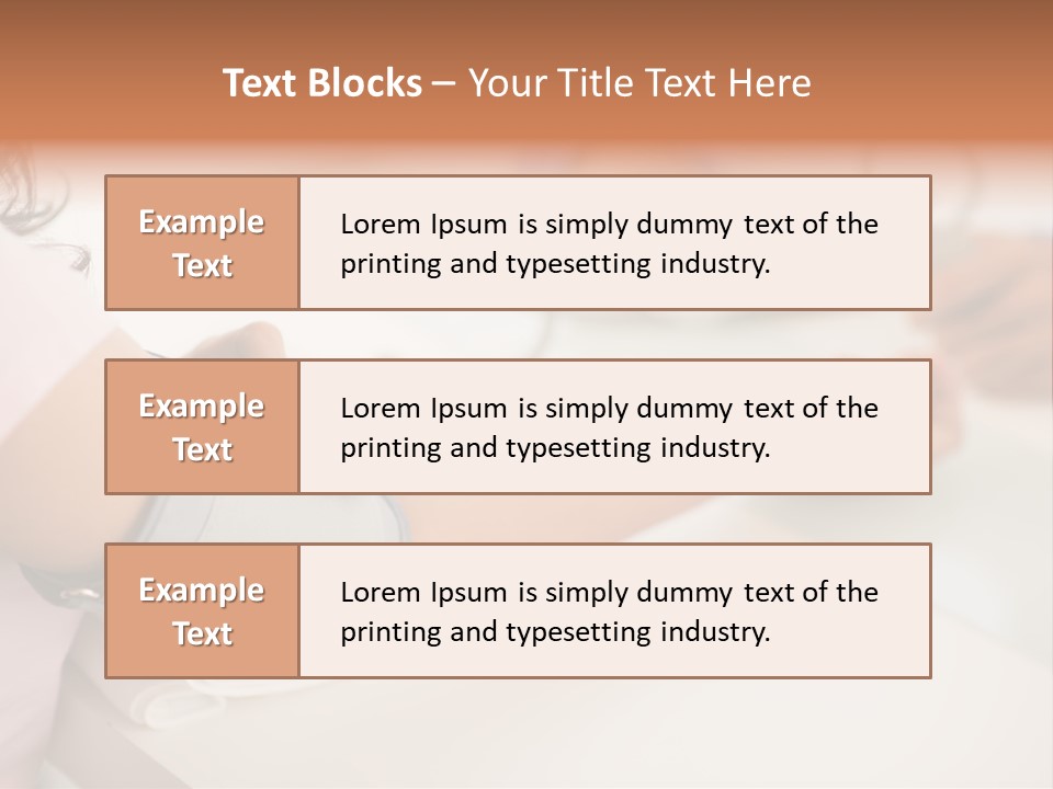 A Woman With A Cast On Her Arm Using A Computer Mouse PowerPoint Template