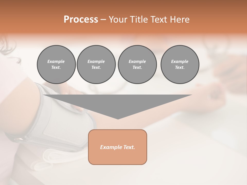 A Woman With A Cast On Her Arm Using A Computer Mouse PowerPoint Template