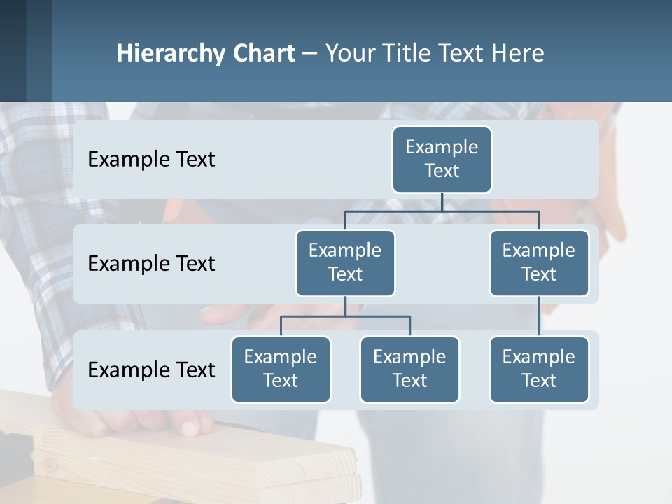 A Person Holding A Hammer And A Piece Of Wood PowerPoint Template
