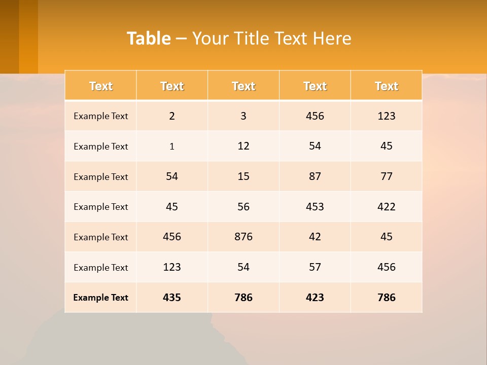 A Man Standing On Top Of A Hill With His Arms Outstretched PowerPoint Template
