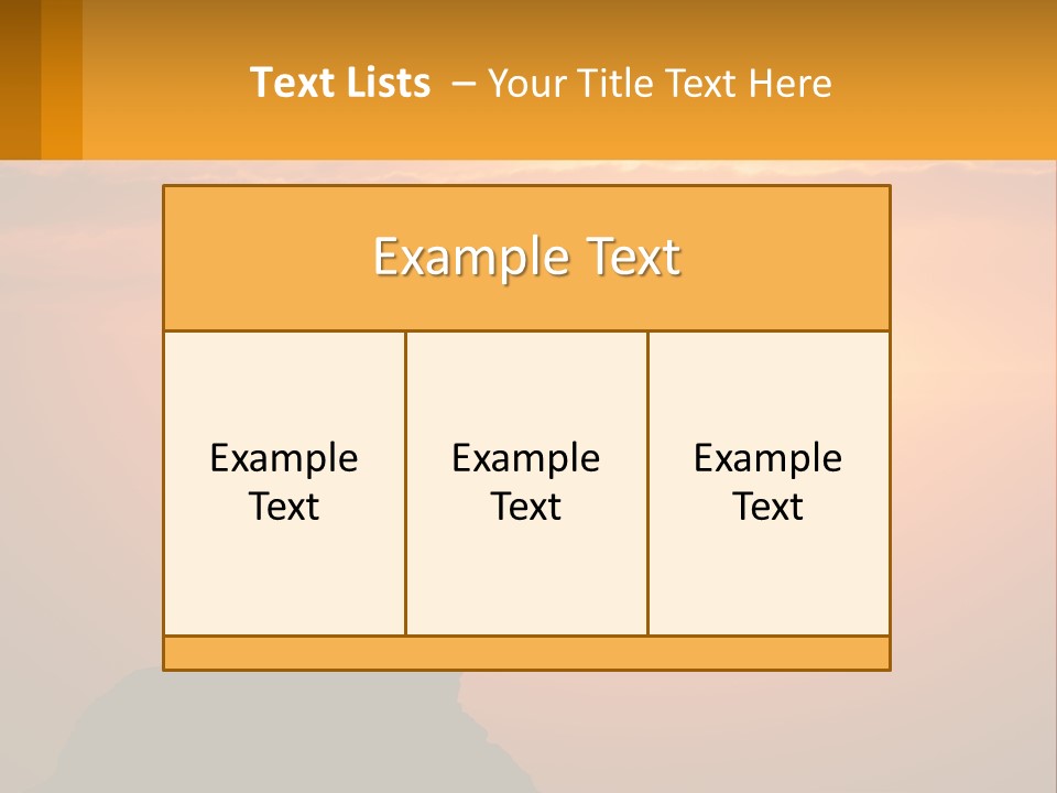 A Man Standing On Top Of A Hill With His Arms Outstretched PowerPoint Template