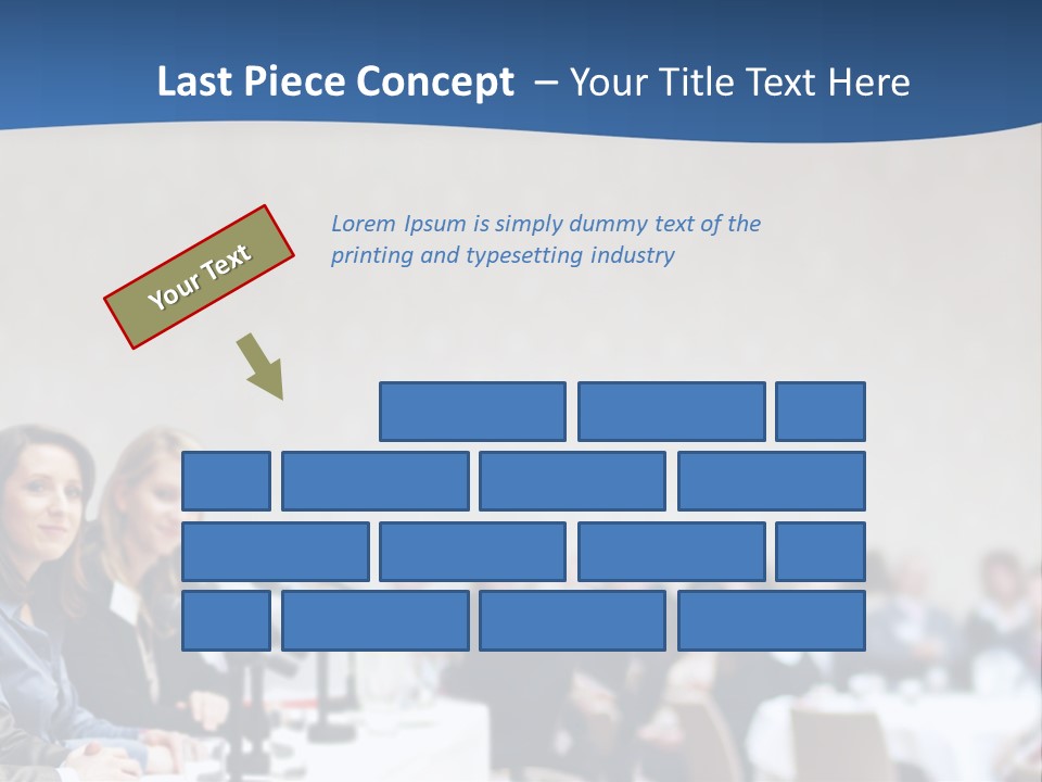 A Group Of People Sitting At A Table In Front Of Microphones PowerPoint Template