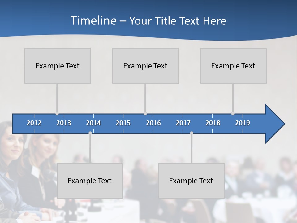 A Group Of People Sitting At A Table In Front Of Microphones PowerPoint Template