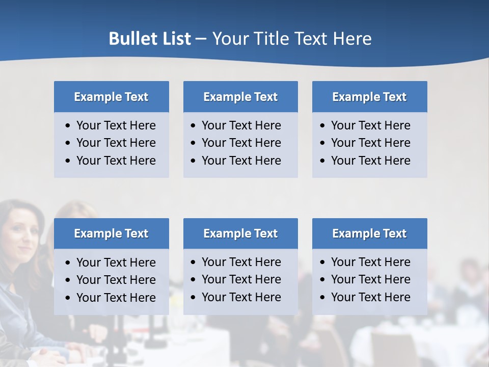 A Group Of People Sitting At A Table In Front Of Microphones PowerPoint Template