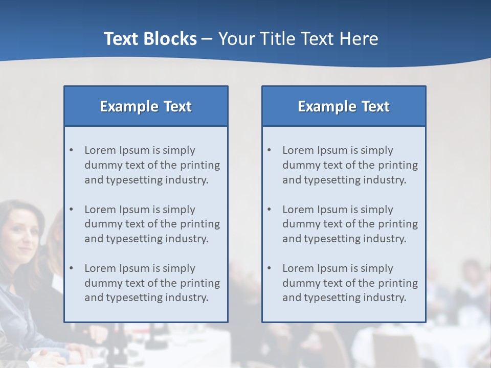A Group Of People Sitting At A Table In Front Of Microphones PowerPoint Template