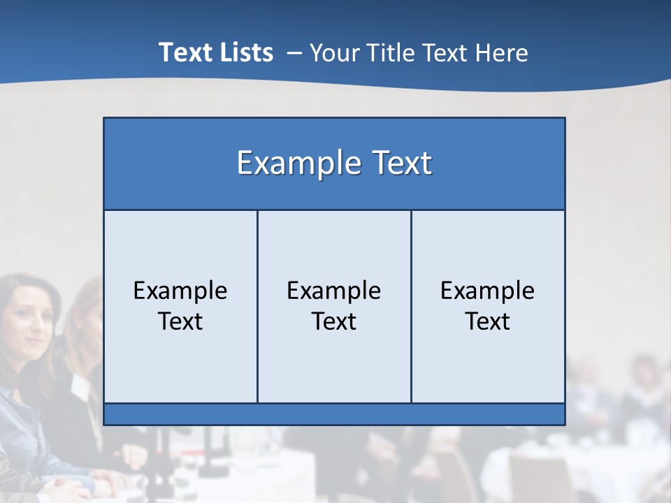 A Group Of People Sitting At A Table In Front Of Microphones PowerPoint Template