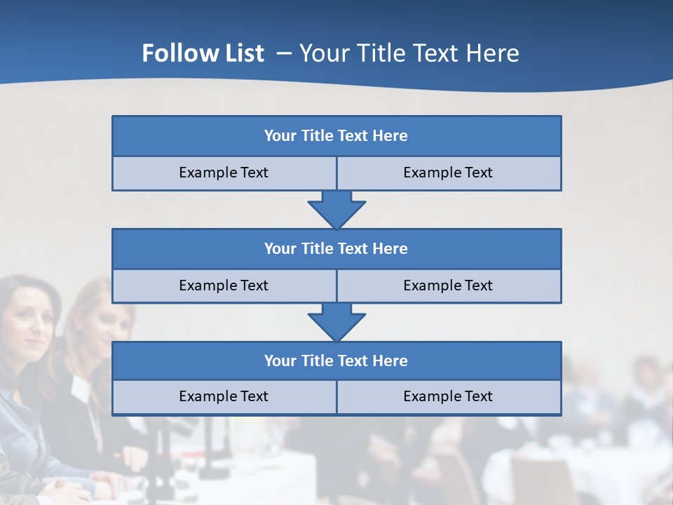 A Group Of People Sitting At A Table In Front Of Microphones PowerPoint Template