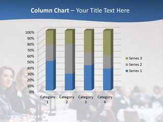 A Group Of People Sitting At A Table In Front Of Microphones PowerPoint Template