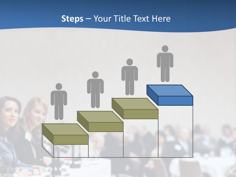 A Group Of People Sitting At A Table In Front Of Microphones PowerPoint Template