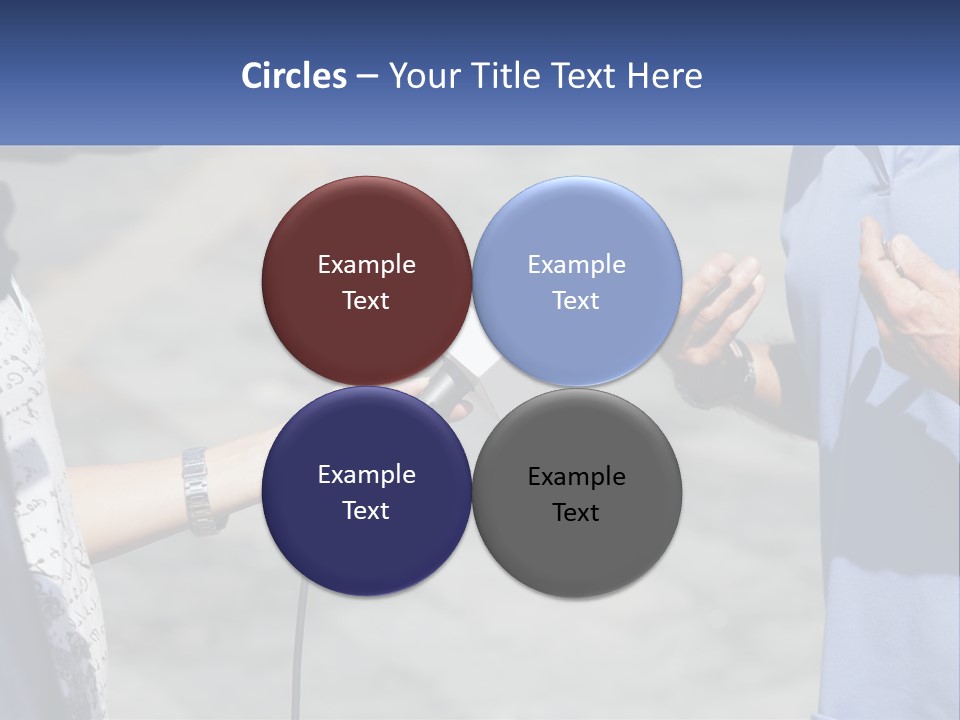 A Person Holding A Microphone With A Microphone In Front Of Them PowerPoint Template