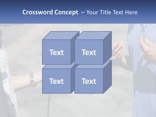 A Person Holding A Microphone With A Microphone In Front Of Them PowerPoint Template